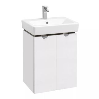 Тумба под раковину Акватон Скай 55см белый 1A238101SY010